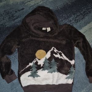 KIDS TELLURIDE ORIGINAL BRAND CLOTHING TEDDY BEAR HOODY size XL(14)..EUC